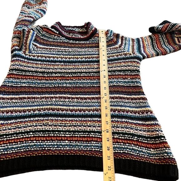 Loft Colorful Striped Sweater. Mock Turtleneck. Sz Small. Great Condition!! - Picture 12 of 12